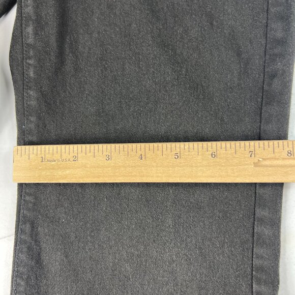 American Eagle Pants Women's 32x29* Mid Rise Kick Boot Cut Black Stretch Tag 12R - Picture 13 of 16